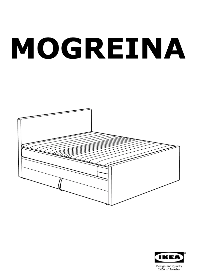 First page image of the manual for MOGREINA 204.860.10