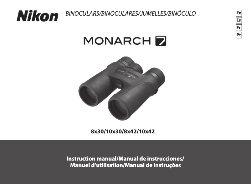 First page image of the manual for MONARCH 7 8x30
