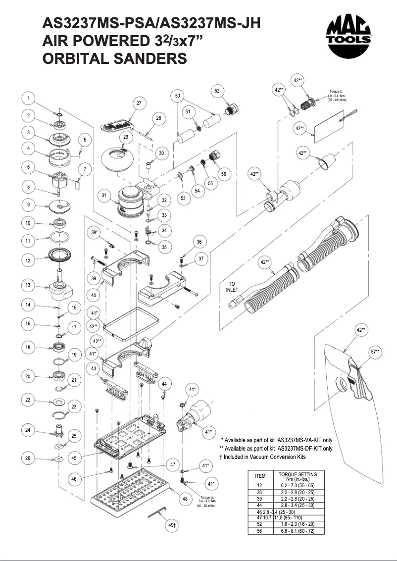 Page 1 of the manual User Manual Mac Tools AS3237MS-JH