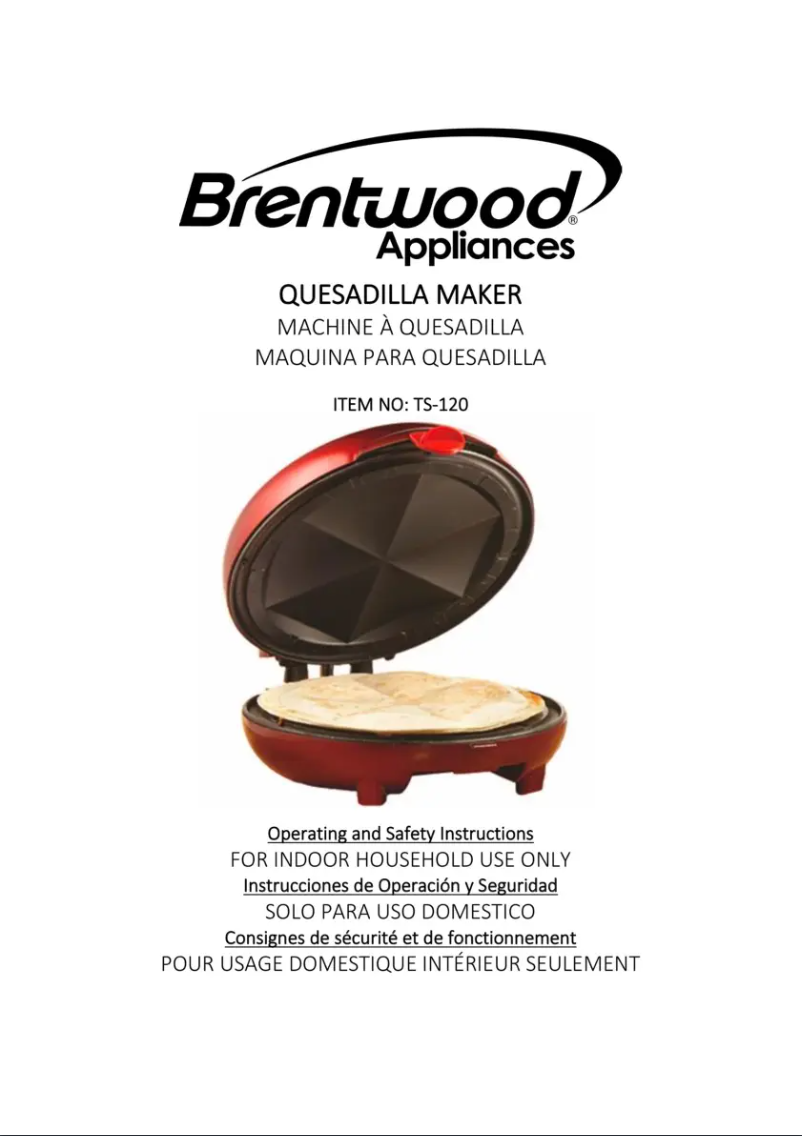 Image de la première page du manuel de l'appareil TS-120