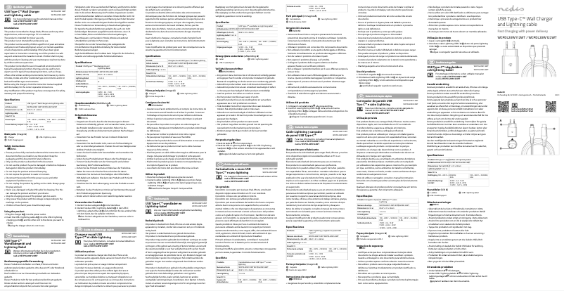 First page image of the manual for WCPDL20W112WT