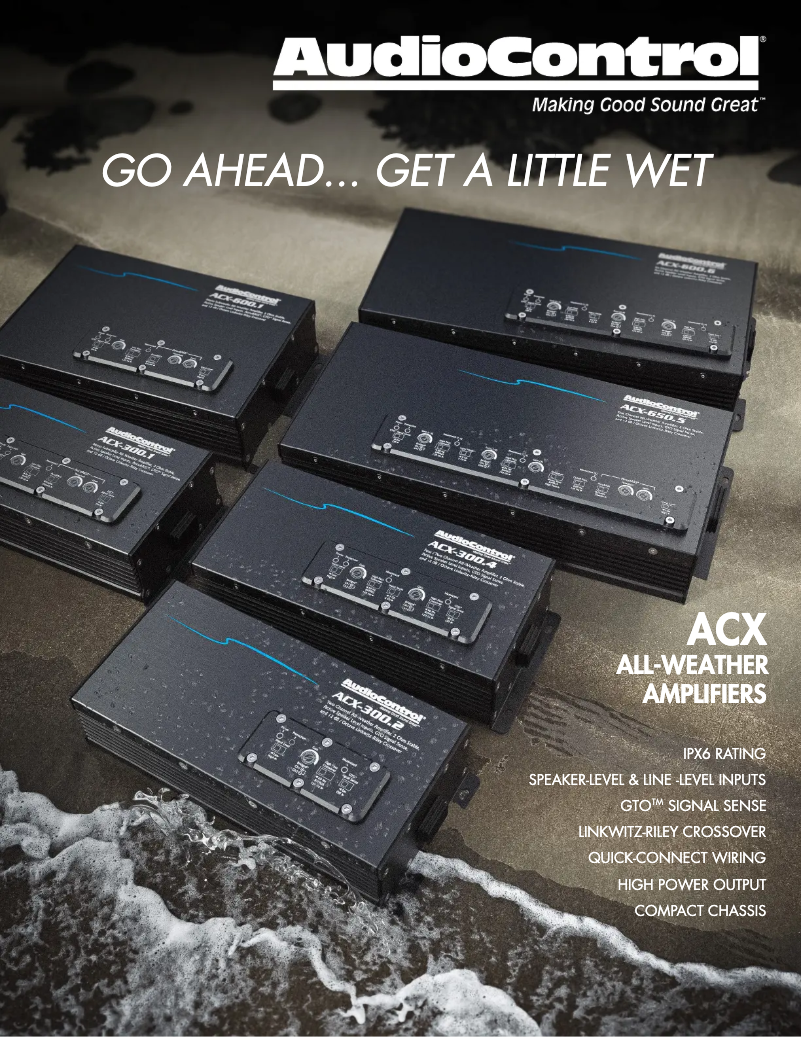 First page image of the manual for ACX-600.6