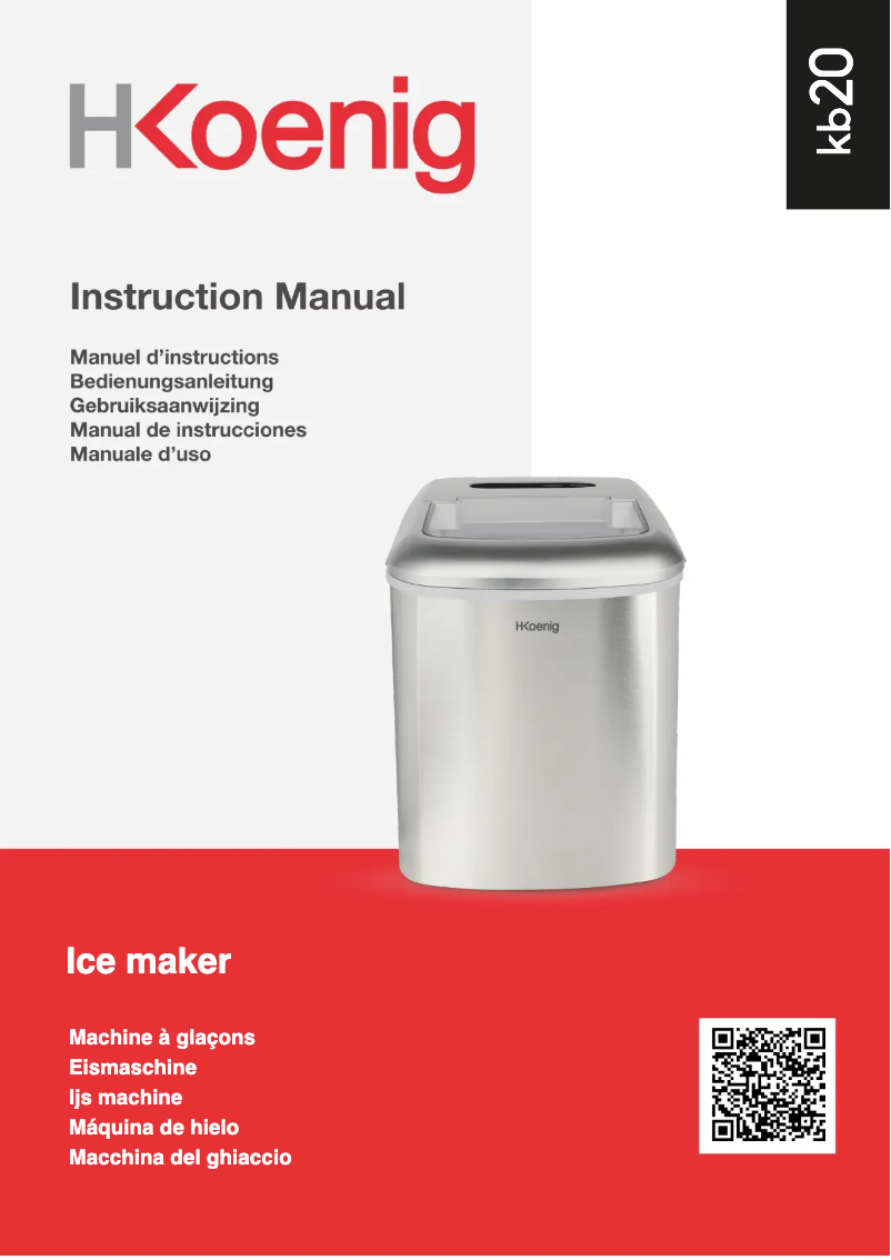 Image de la première page du manuel de l'appareil KB20