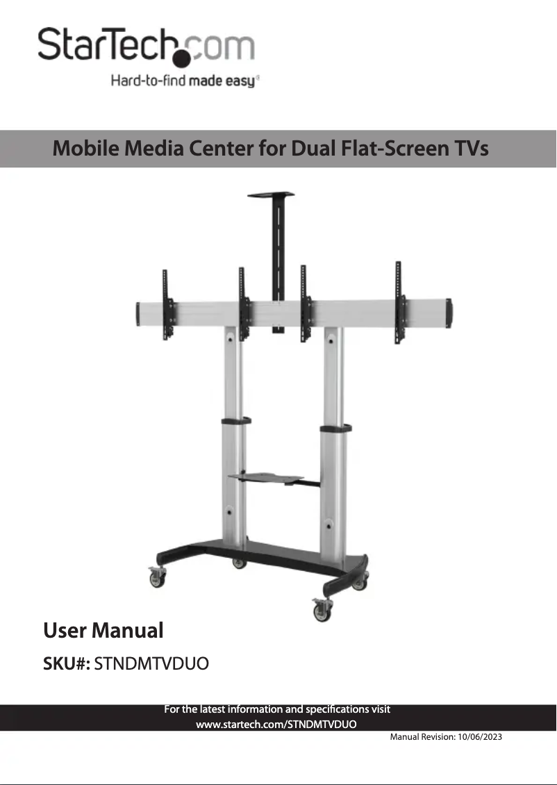 Image de la première page du manuel de l'appareil STNDMTVDUO