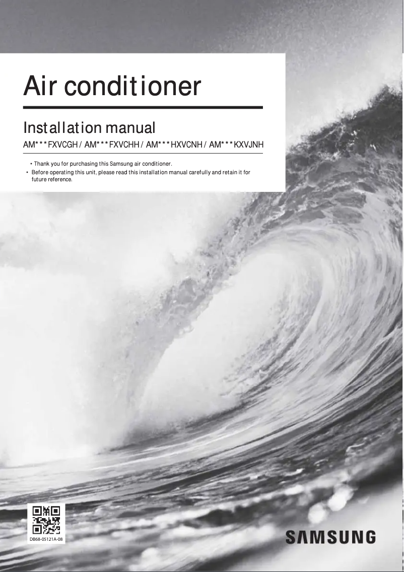 Page 1 of the manual User Manual Samsung AM200HXVCNH