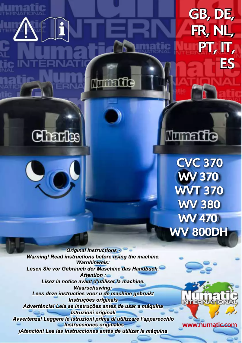 First page image of the manual for Charles CVC371-2