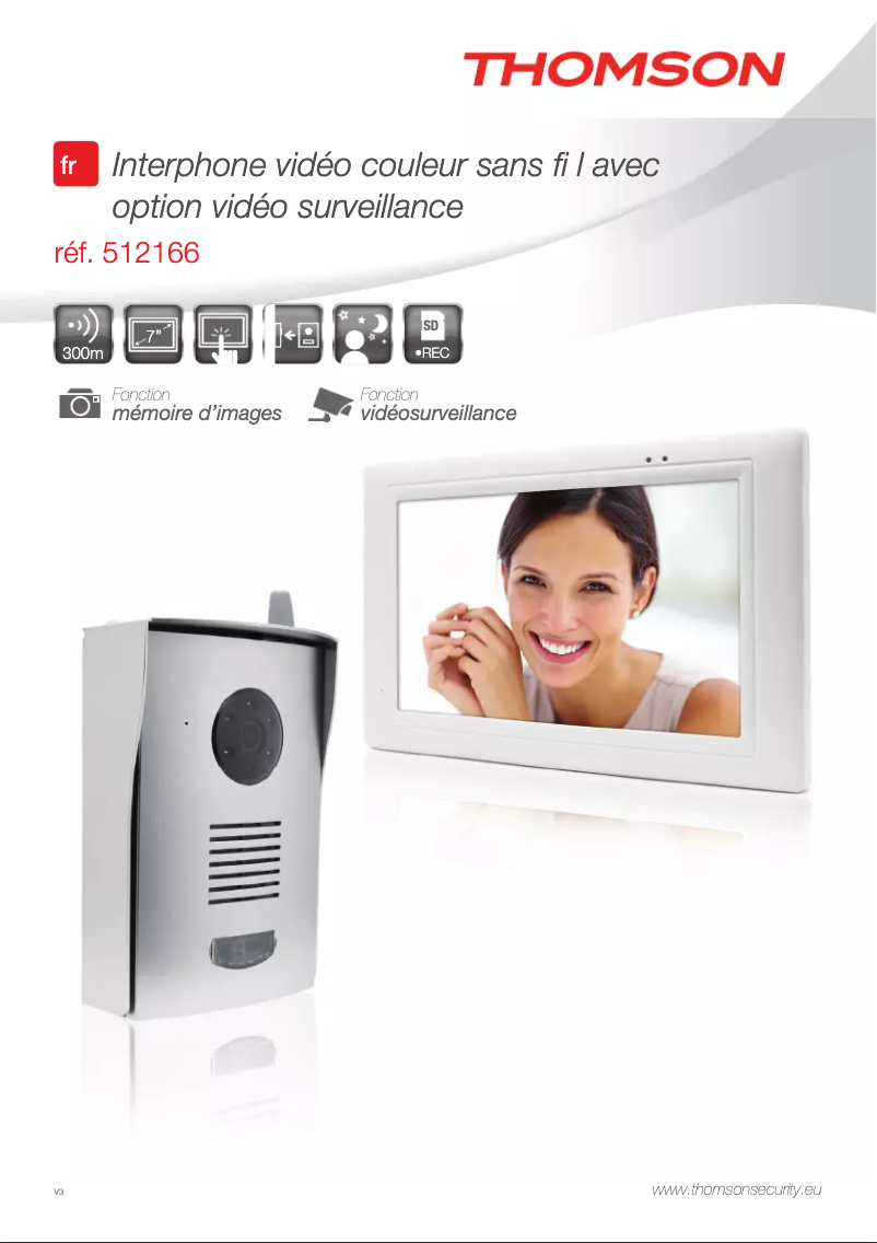 Page 1 of the manual User Manual Thomson 512166-Z