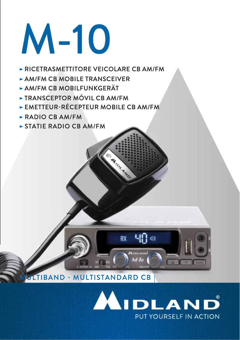 Page 1 of the manual User Manual Midland M-10