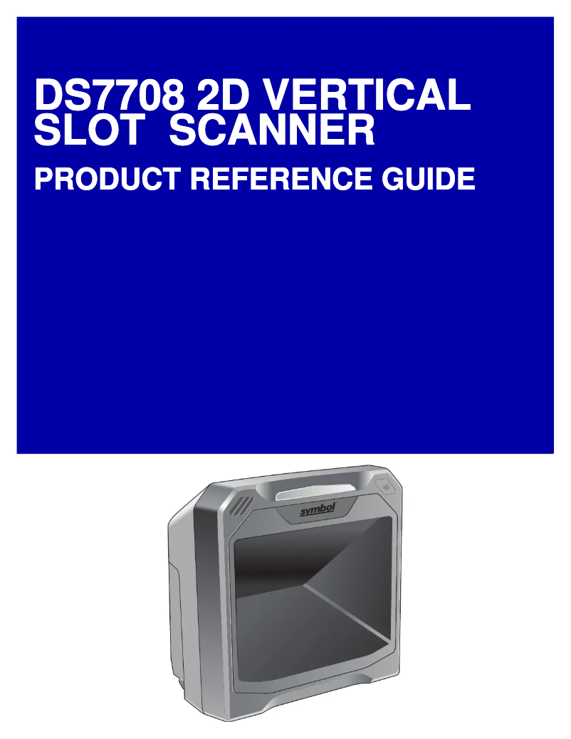 First page image of the manual for DS7708