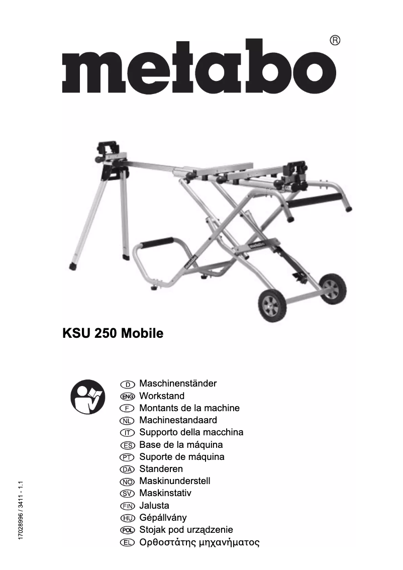 First page image of the manual for KSU 250 Mobile