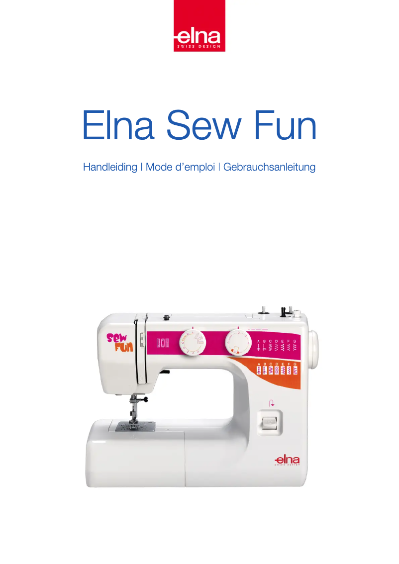 First page image of the manual for Sew Fun