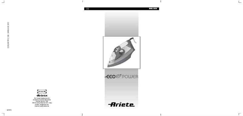 First page image of the manual for Eco Power 6233