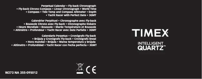 First page image of the manual for Intelligent Quartz Tide Temp Compass T2P141
