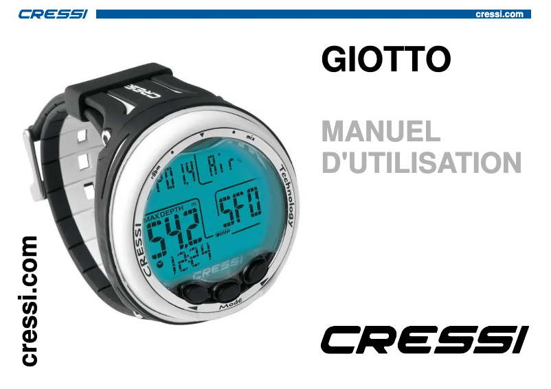 First page image of the manual for Giotto