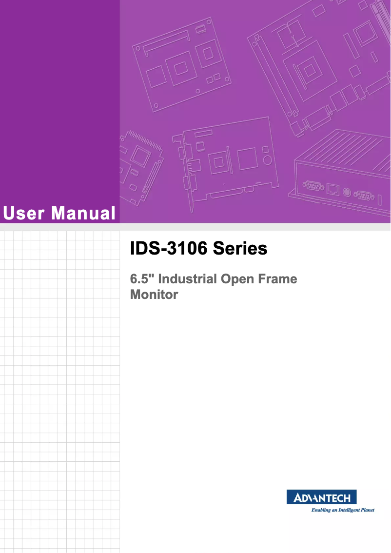 First page image of the manual for IDS-3106