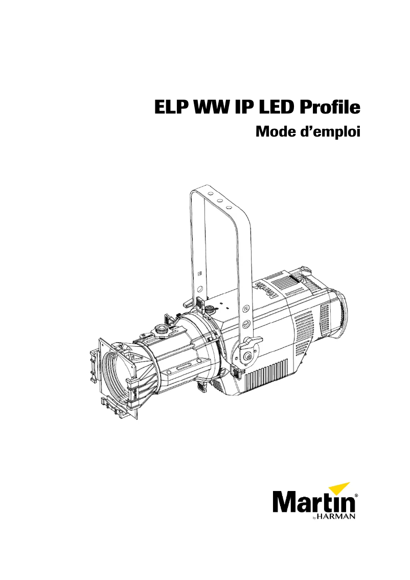 First page image of the manual for ELP WW IP LED Profile