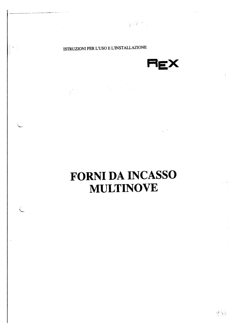 First page image of the manual for FMU9BE