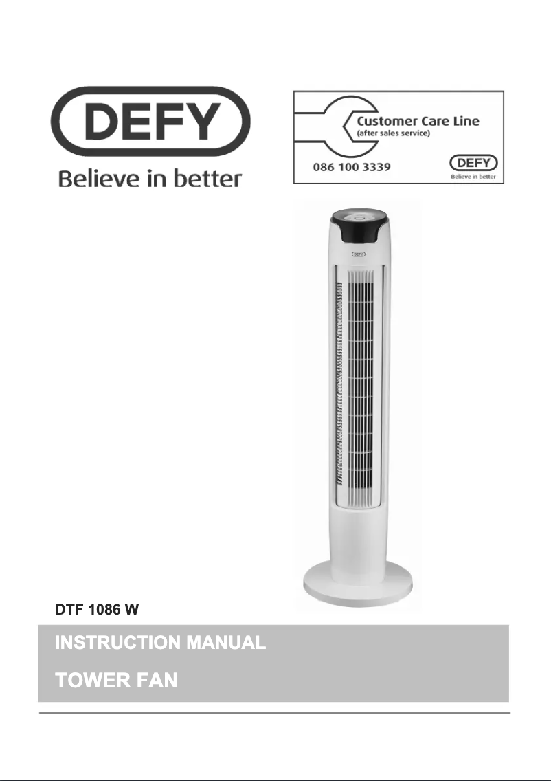 First page image of the manual for TF7000W