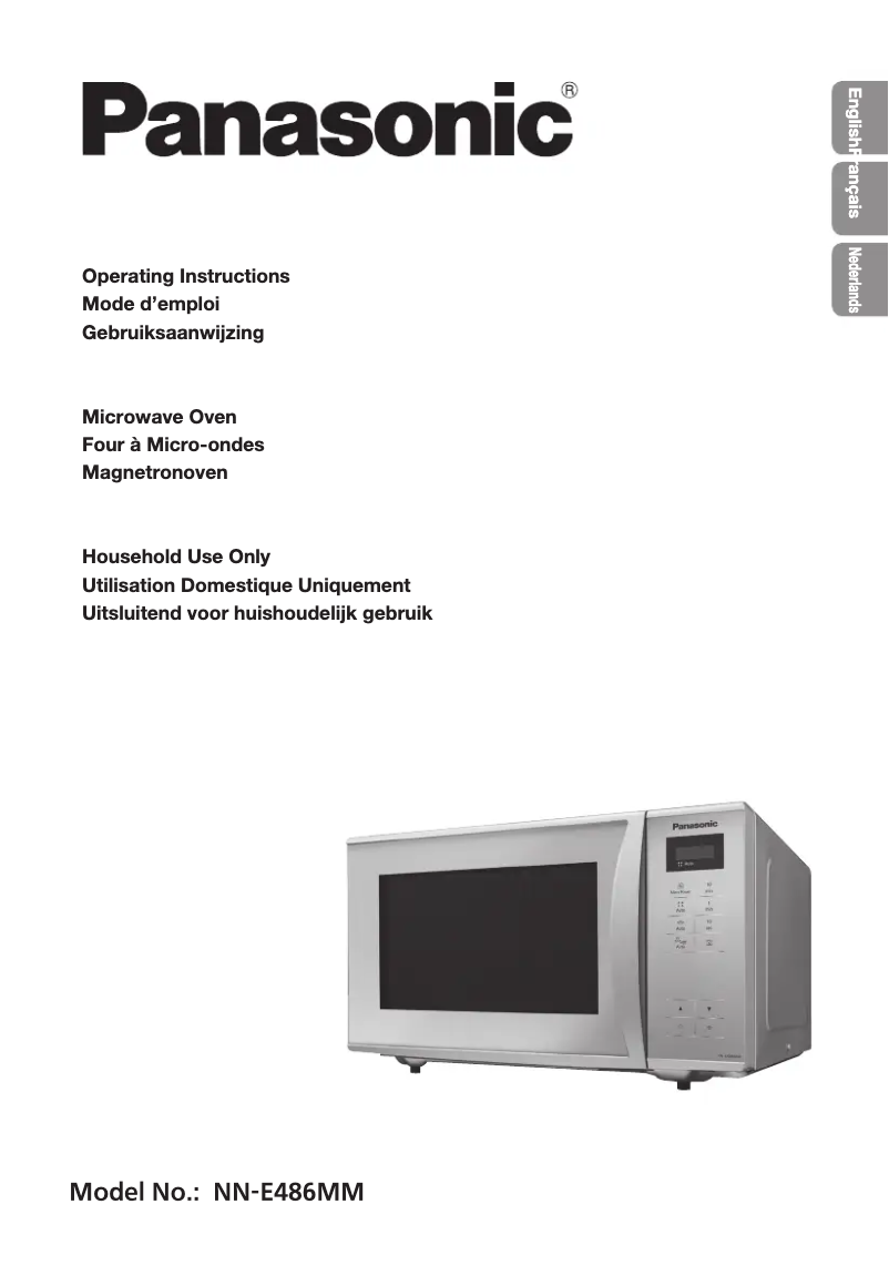 First page image of the manual for NN-E486MM