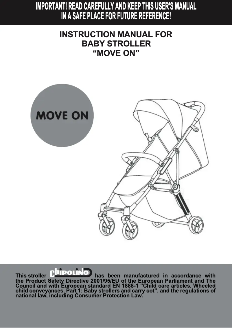 Page 1 of the manual User Manual Chipolino Move On