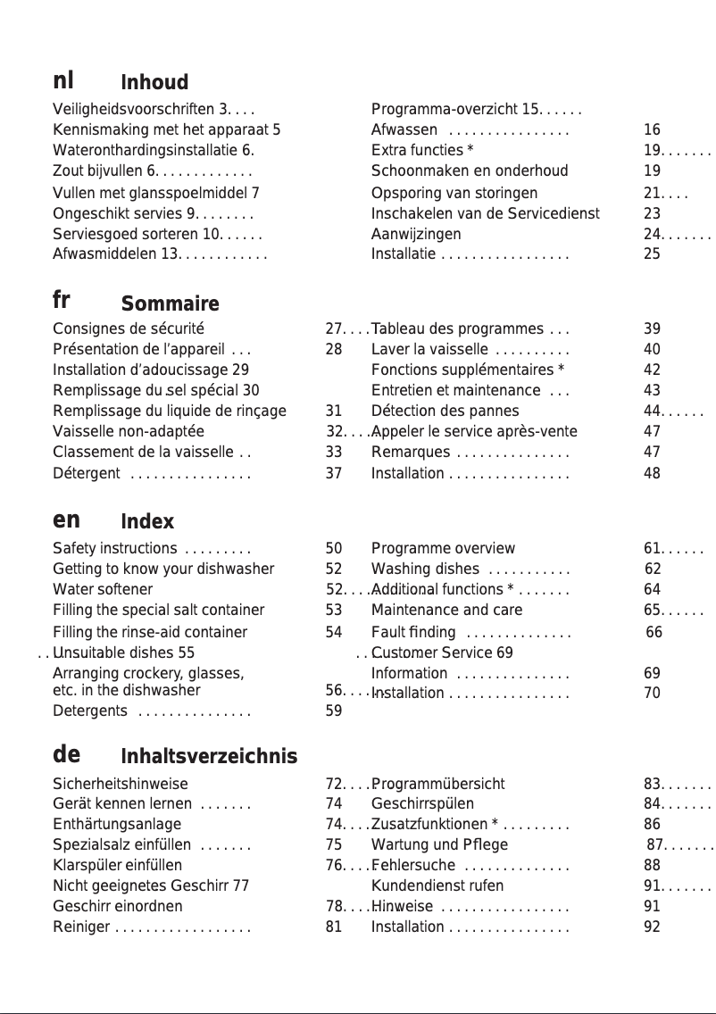 First page image of the manual for VA9011XT