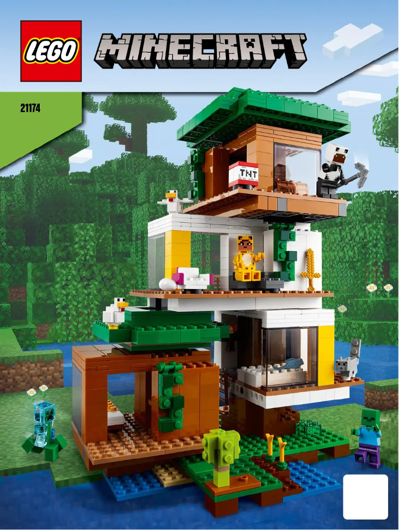 First page image of the manual for Minecraft 21174