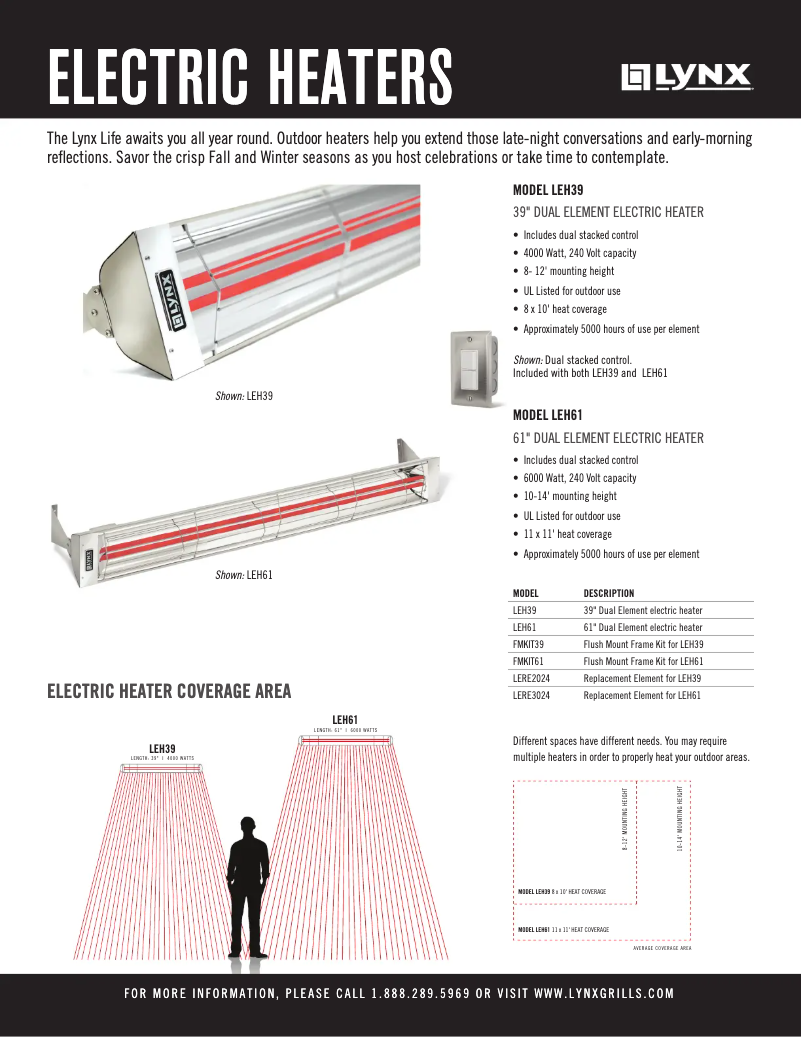 First page image of the manual for LEH39