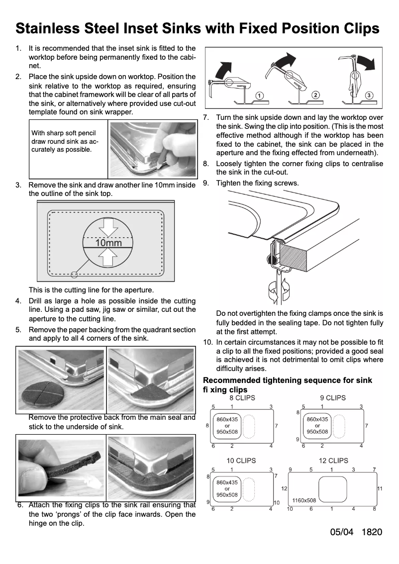 First page image of the manual for LR1160DB