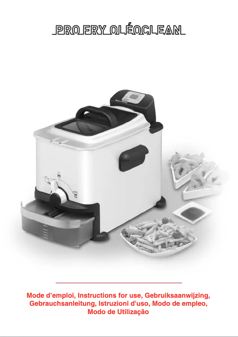 Page 1 of the manual User Manual Tefal Pro Fry Oleoclean FR700930