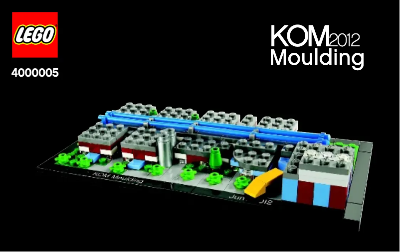Page 1 of the manual User Manual Lego Kornmarken Factory 2012