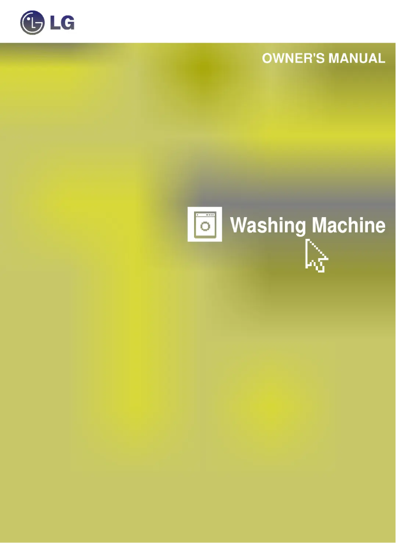 First page image of the manual for WD-1042FH