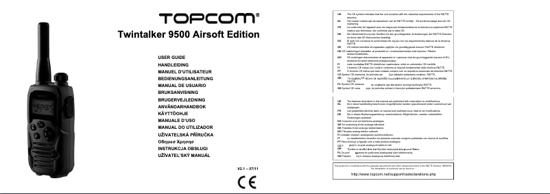 Image de la première page du manuel de l'appareil RC-6406