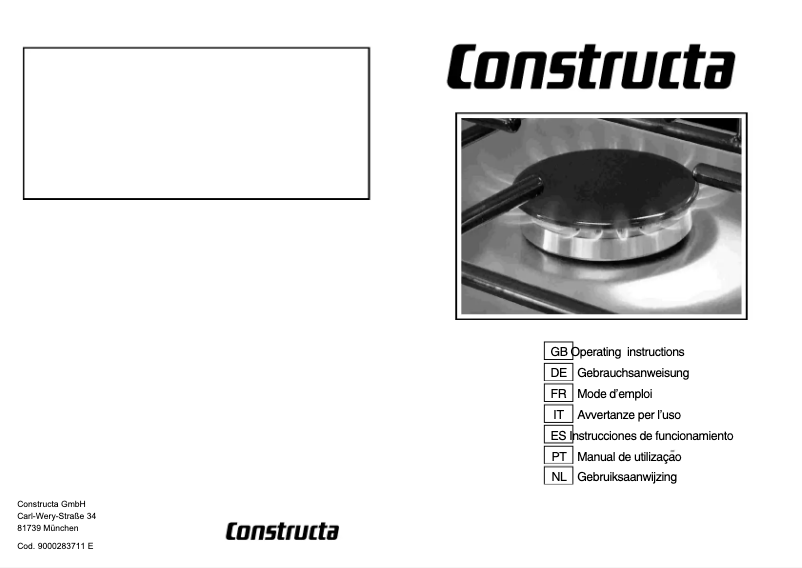 First page image of the manual for CA28390