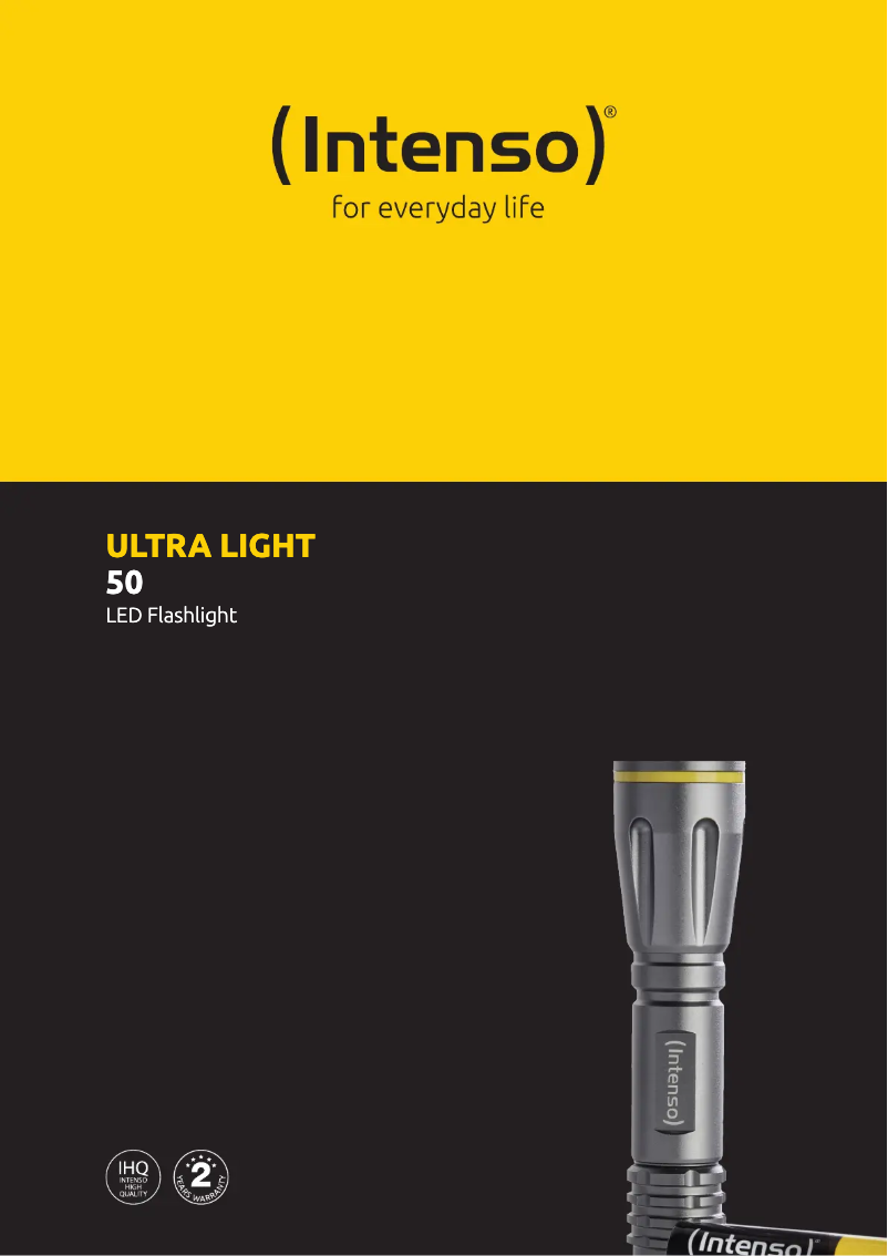 Page 1 de la notice Manuel utilisateur Intenso Ultra Light 50