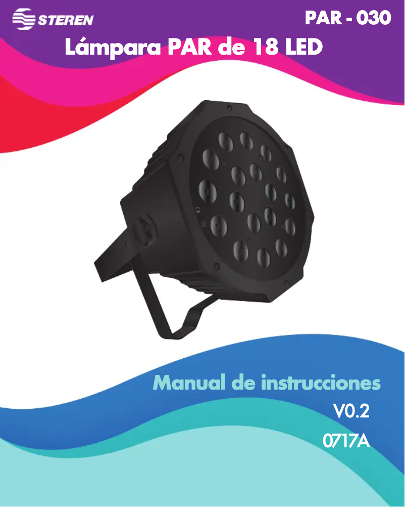 Page 1 of the manual User Manual Steren PAR-030