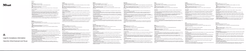 Page 1 of the manual User Manual Trust ClassicLine 17184