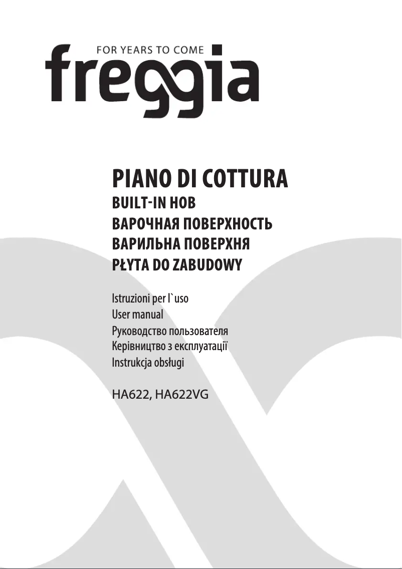 Page 1 of the manual User Manual Freggia HA622W