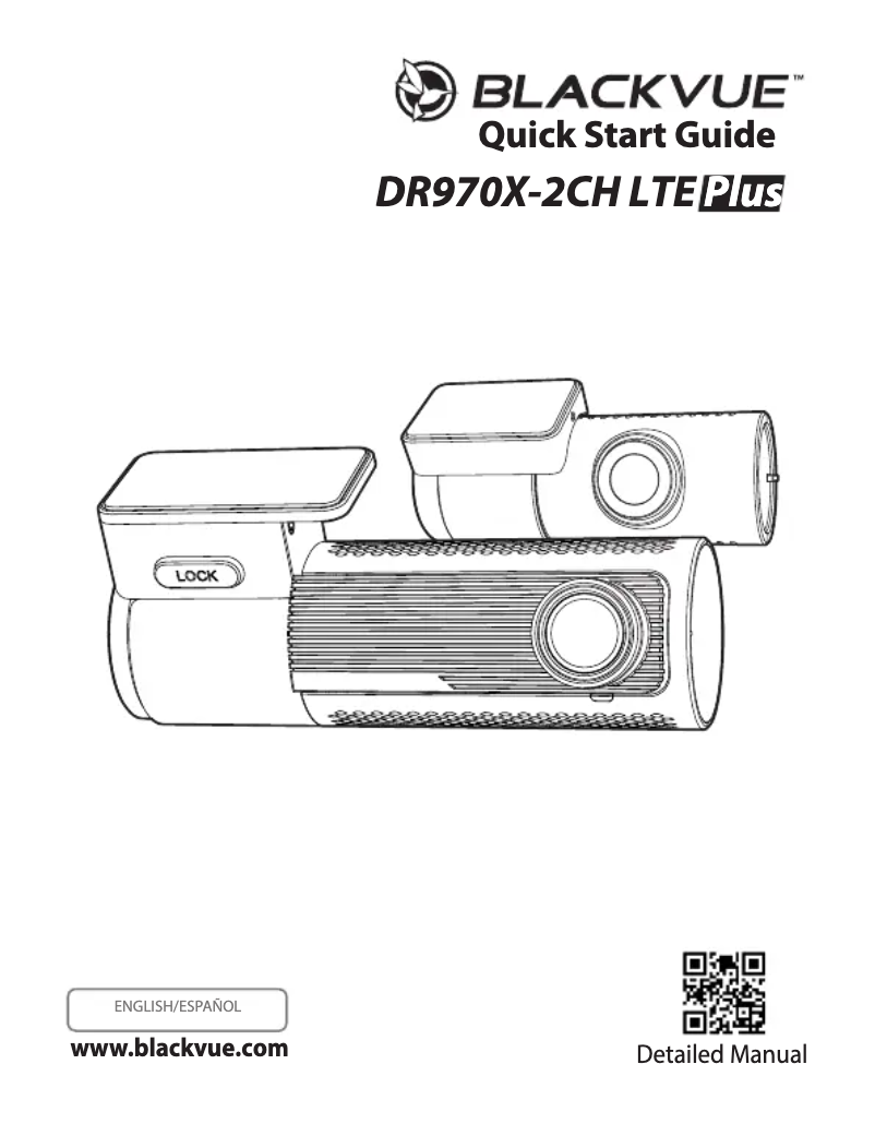 Page 1 of the manual User Manual BlackVue DR970X-2CH LTE Plus