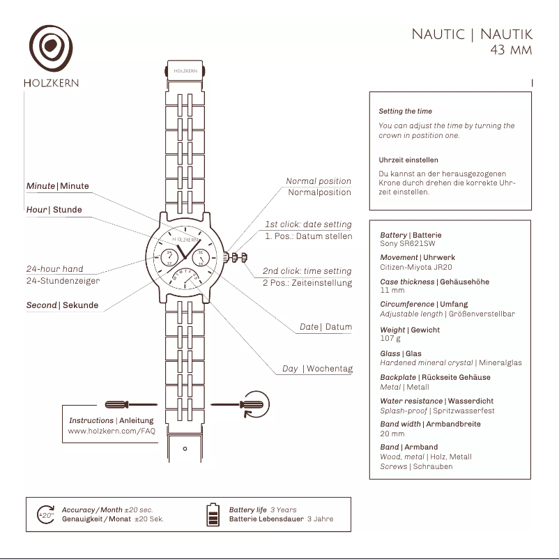 First page image of the manual for Raja