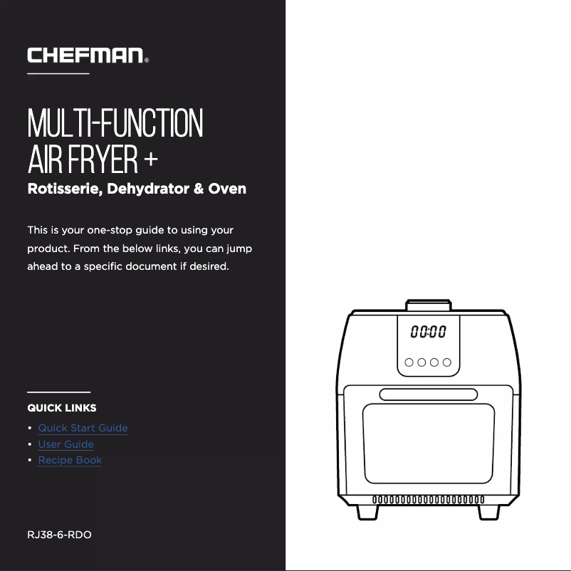 Page 1 of the manual User Manual Chefman RJ38-6-RDO