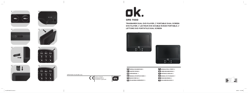 Page 1 of the manual User Manual OK OPD 700D
