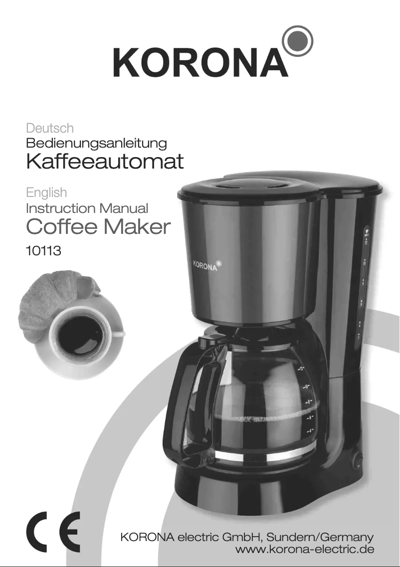 Image de la première page du manuel de l'appareil 10113