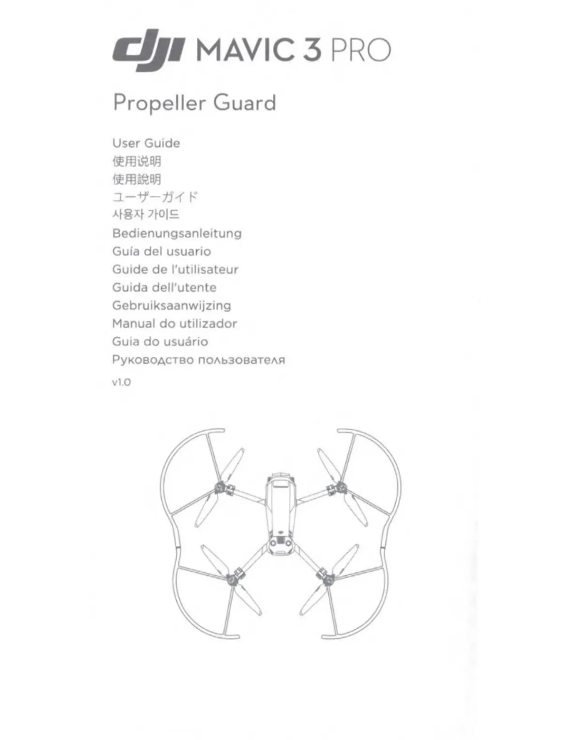 Page 1 of the manual User Manual DJI Mavic 3 Pro Propeller Guard