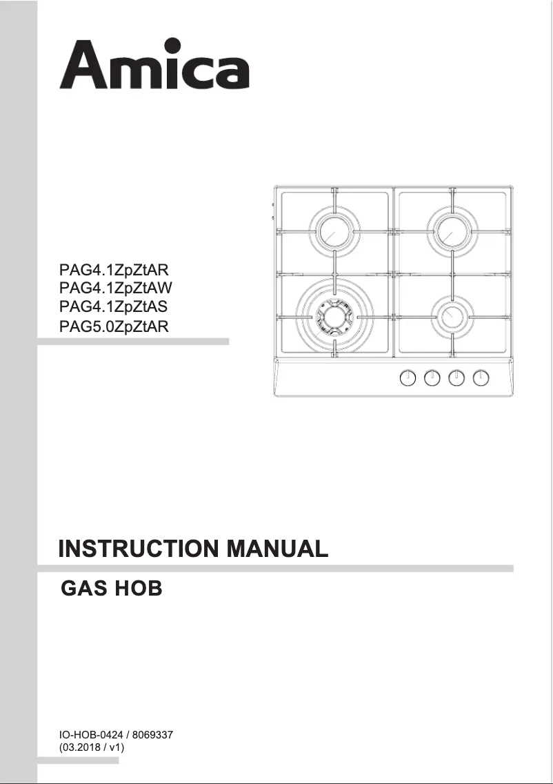First page image of the manual for PGZ6412