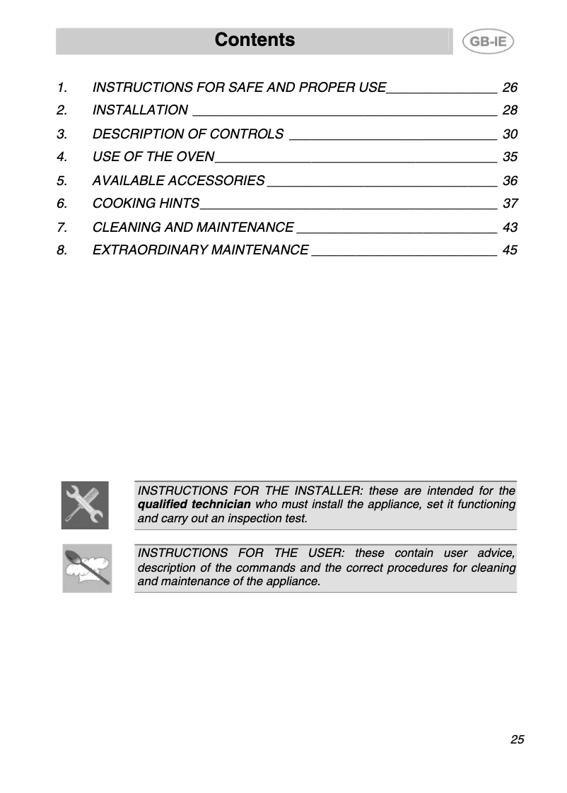 First page image of the manual for S20XMF5