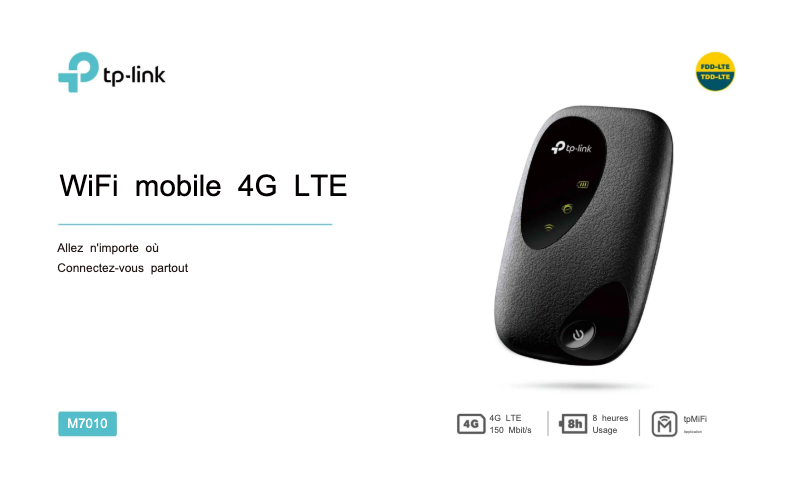 Image de la première page du manuel de l'appareil M7010