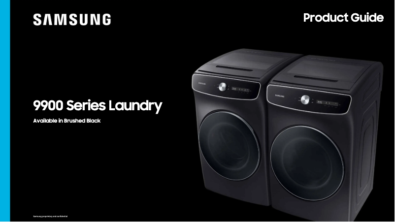 First page image of the manual for WV60A9900AV