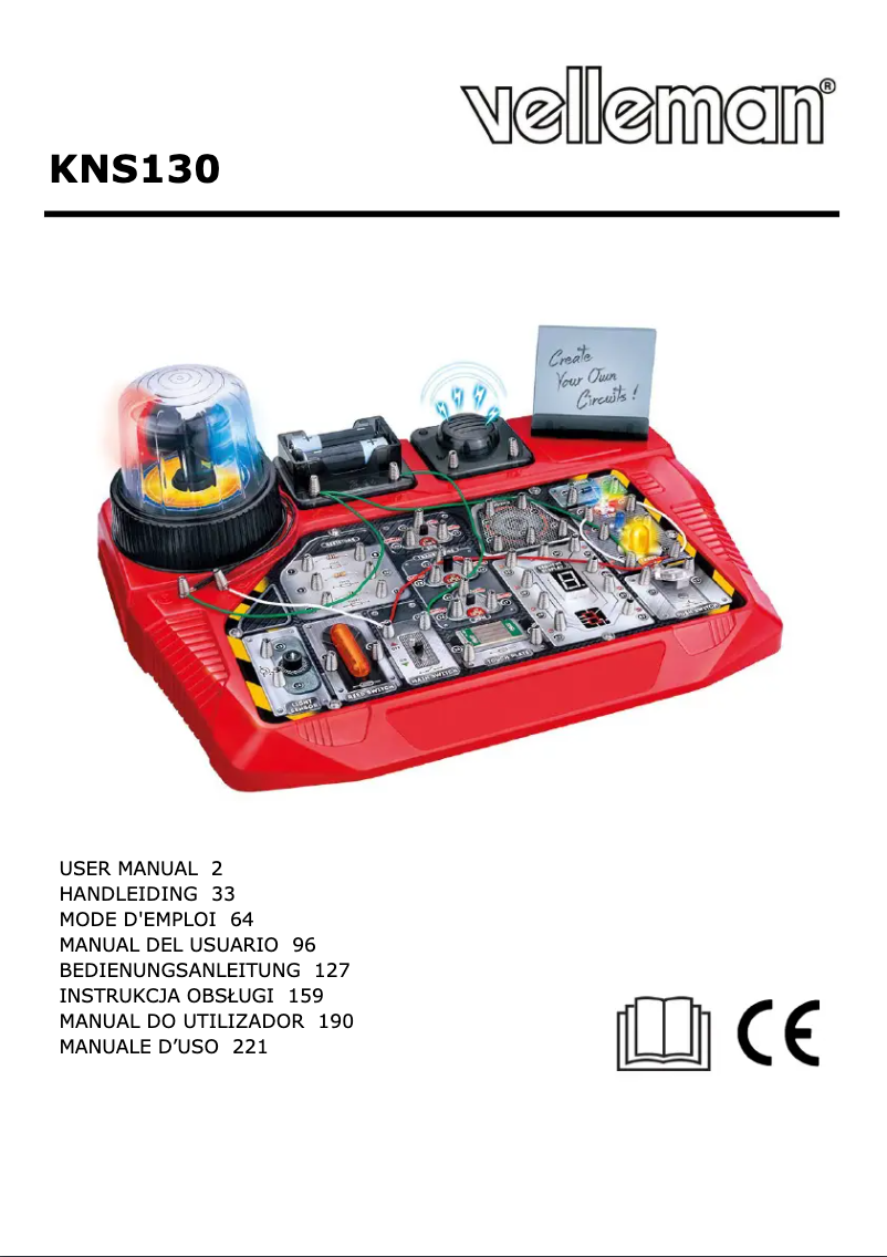 First page image of the manual for KNS130