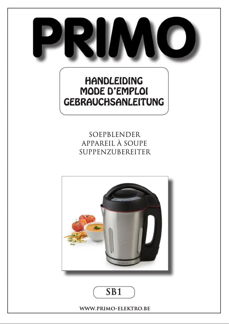 Page 1 of the manual User Manual Primo SB1