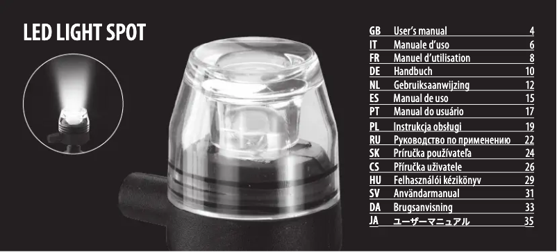Page 1 of the manual User Manual Ferplast Led Show